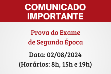 	Exame de Segunda Época 2º Semestre de 2024