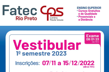 	Inscrições Abertas Vestibular 2023