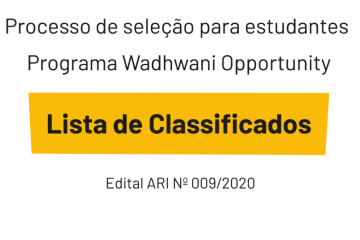Classificados do Programa Wadhwani Opportunity