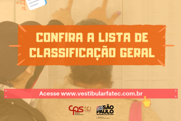 Classificados Vestibular 2º Sem 2019