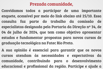 Consulta de novos cursos