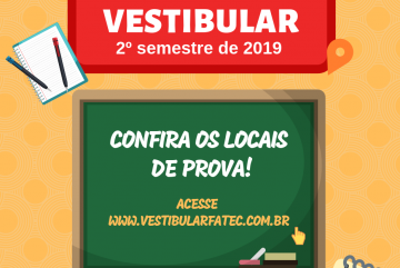 Consulte seu local de Prova