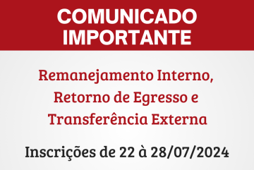 Edital 2º Semestre de 2024