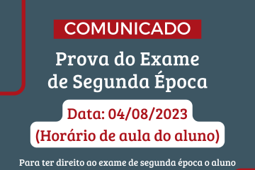 Exame de Segunda Época 2º Semestre de 2023