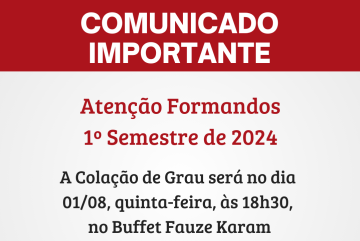 Formandos 1º Semestre de 2024