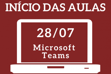 Início das aulas - 2º Sem 2021