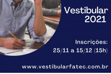 Inscrições Vestibular 2021