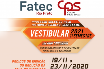 Isenção/Redução Vestibular 2021