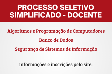 Processo Seletivo Simplificado - Docente