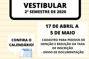 Vestibular 2º Sem. 2020