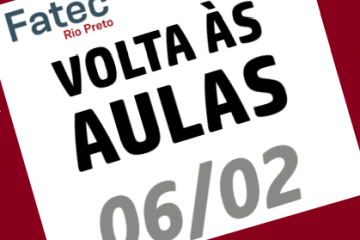 Voltas às Aulas - 1º Semestre de 2020