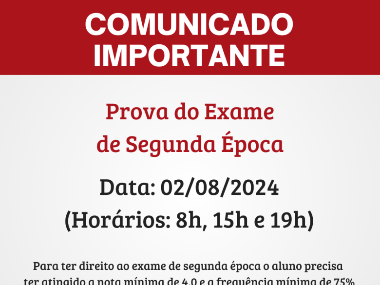 Exame de Segunda Época 2º Semestre de 2024 Exame de Segunda Época 2º Semestre de 2024