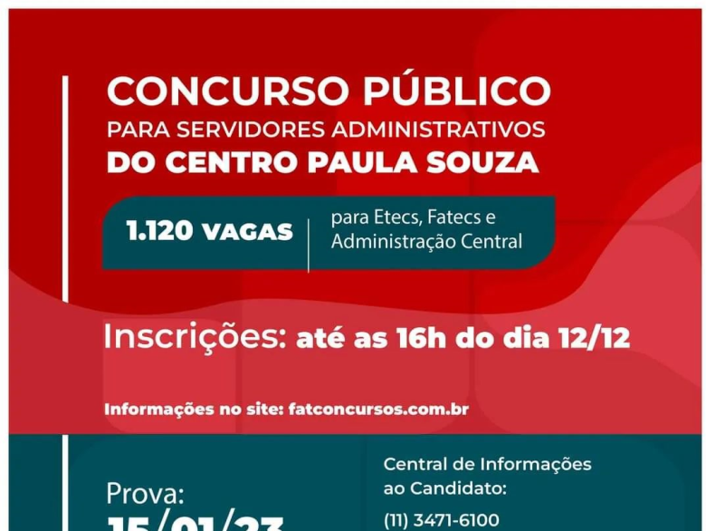 Concurso Público - Centro Paula Souza Concurso Público - Centro Paula Souza