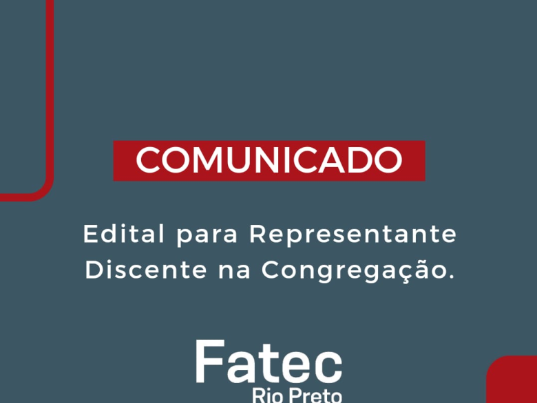 Eleição Discente para Congregação 2023/2024